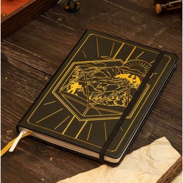Cuaderno Dungeons & Dragons Rpg 5e Journal Black | Rol | Gameria