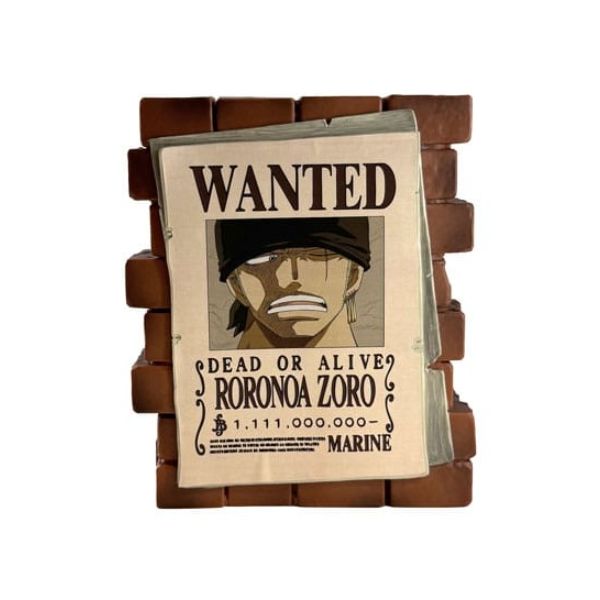 Hucha One Piece Zoro Wanted | Figuras y Merchandising | Gameria