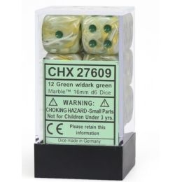 Dados Chessex 16mm D6 (12 Unidades) | Accesorios | Gameria