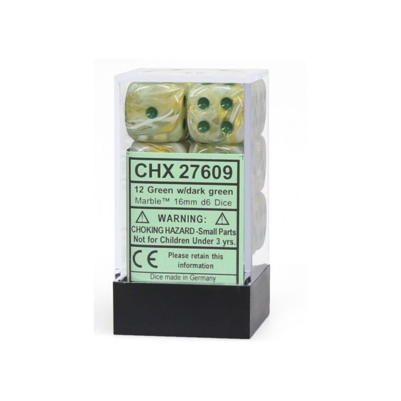 Dados Chessex 16mm D6 (12 Unidades) | Accesorios | Gameria