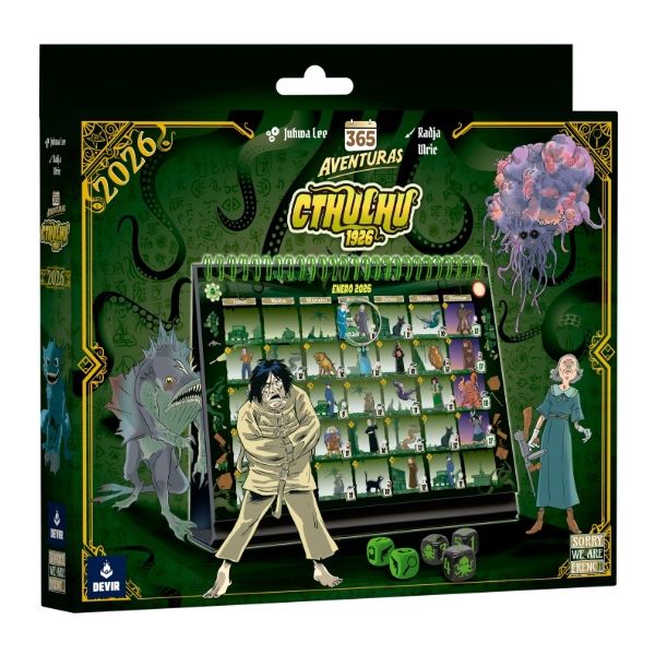 Calendario 365 Adventures Cthulhu | Juegos de Mesa | Gameria