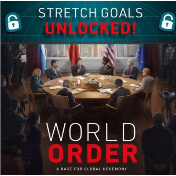 World Order Diplomacia y Dominio Stretch Goals | Juegos de Mesa | Gameria