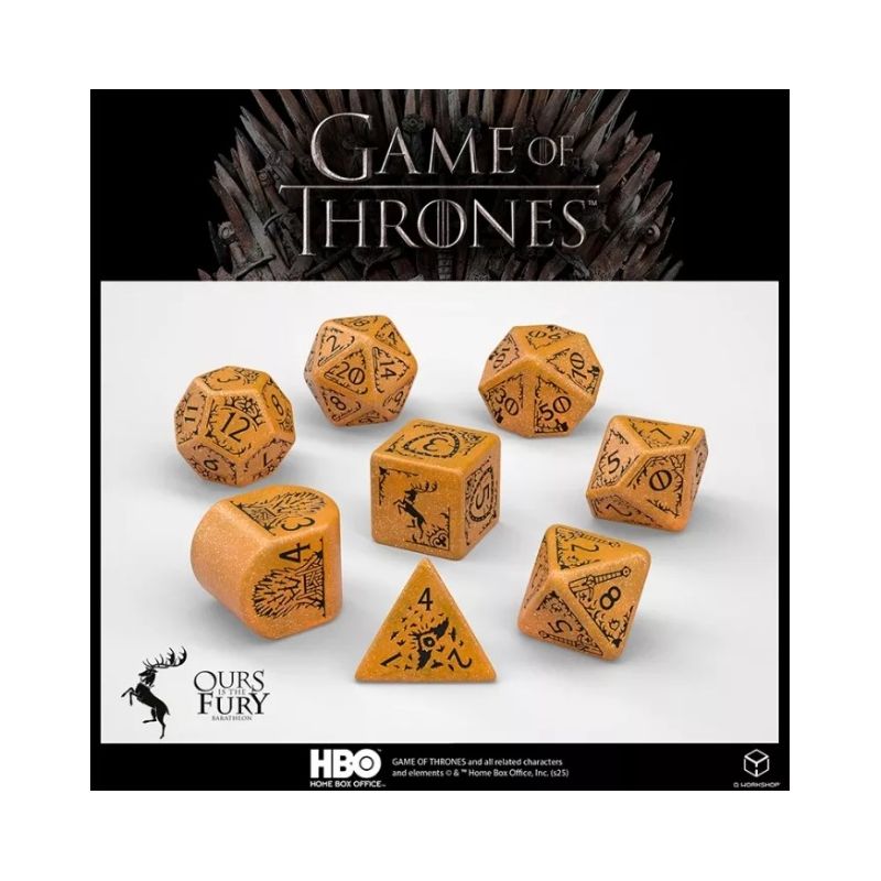 Dados Q Workshop Juego de Tronos Baratheon | Accesorios | Gameria