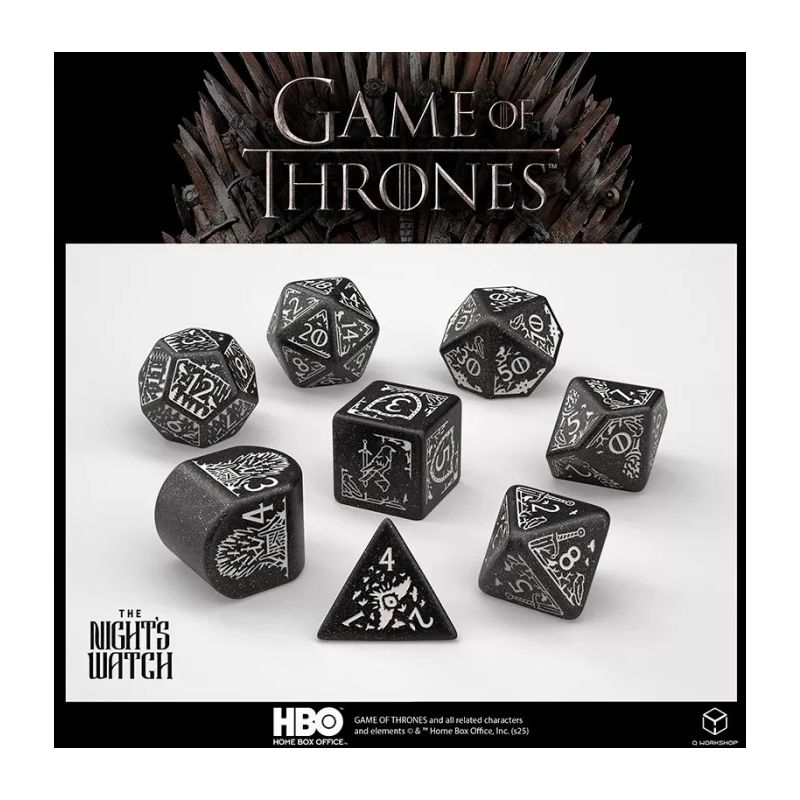 Dados Q Workshop Juego de Tronos Black Night's | Accesorios | Gameria