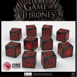 Dados Q Workshop Juego de Tronos Targaryen D6. | Accesorios | Gameria