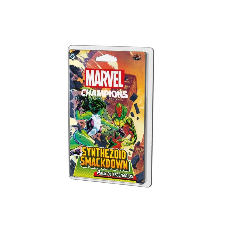 Marvel Champions Synthezoid Smackdown Pack de Escenario | Juegos de Cartas | Gameria