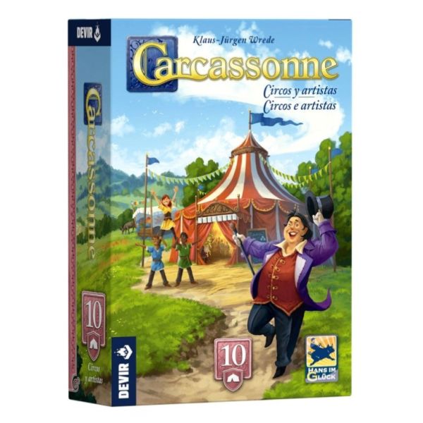 Carcassonne Circos y Artistas | Juegos de Mesa | Gameria