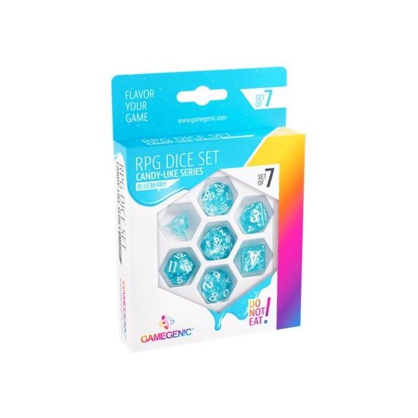 Dados Gamegenic Blueberry RPG Dice Set | Accesorios | Gameria