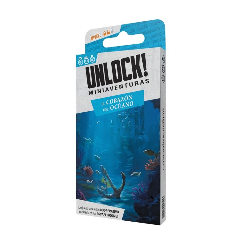 Unlock! Miniaventuras El corazón del Océano | Juegos de Mesa | Gameria