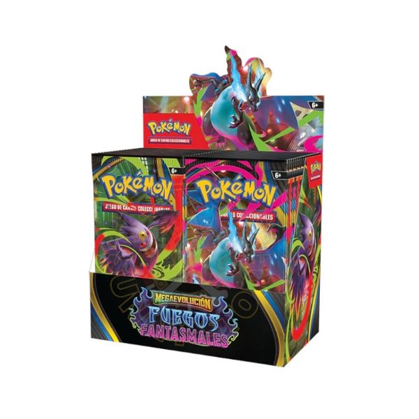 Pokémon Jcc Megaevolución Fuegos Fantasmanles Caja de Sobres  | Juegos de Cartas | Gameria