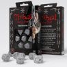 Dados Q Workshop Tribal Dice Set Pearl & Brown | Accesorios | Gameria