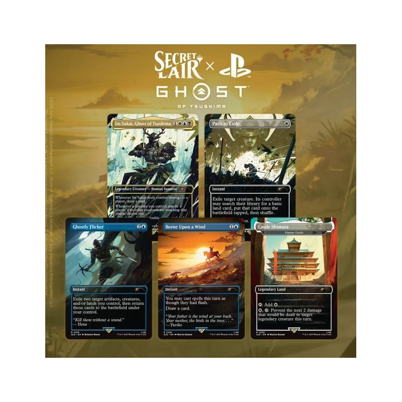 Mtg Secret Lair Playstation Ghost Of Tsushima Non Foil (Inglés)  | Juegos de Cartas | Gameria