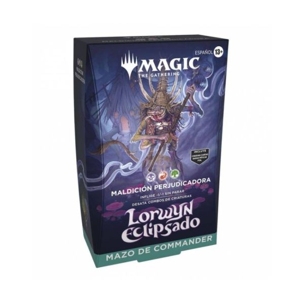 Mtg Mazo de Commander Lorwyn Eclipsed Maldición Perjudicadora | Juegos de Cartas | Gameria