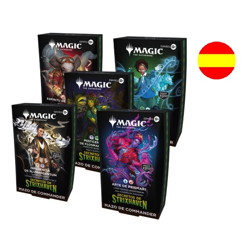 Mtg Commander Secrets of Strixhaven Pack 5 Mazos | Juegos de Cartas | Gameria