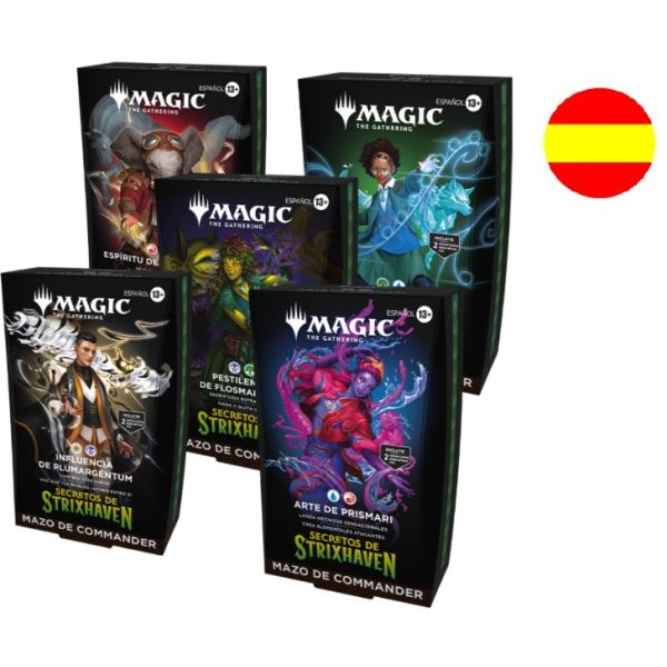 Mtg Commander Secrets of Strixhaven Pack 5 Mazos | Juegos de Cartas | Gameria