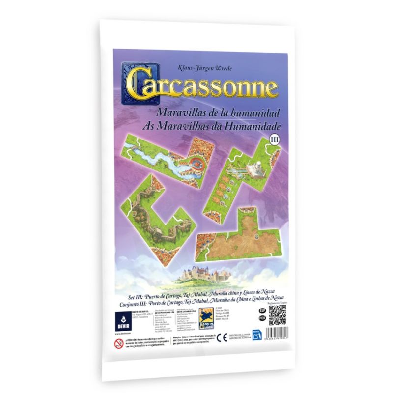 Carcassonne Maravillas de la Humanidad 3 | Juegos de Mesa | Gameria