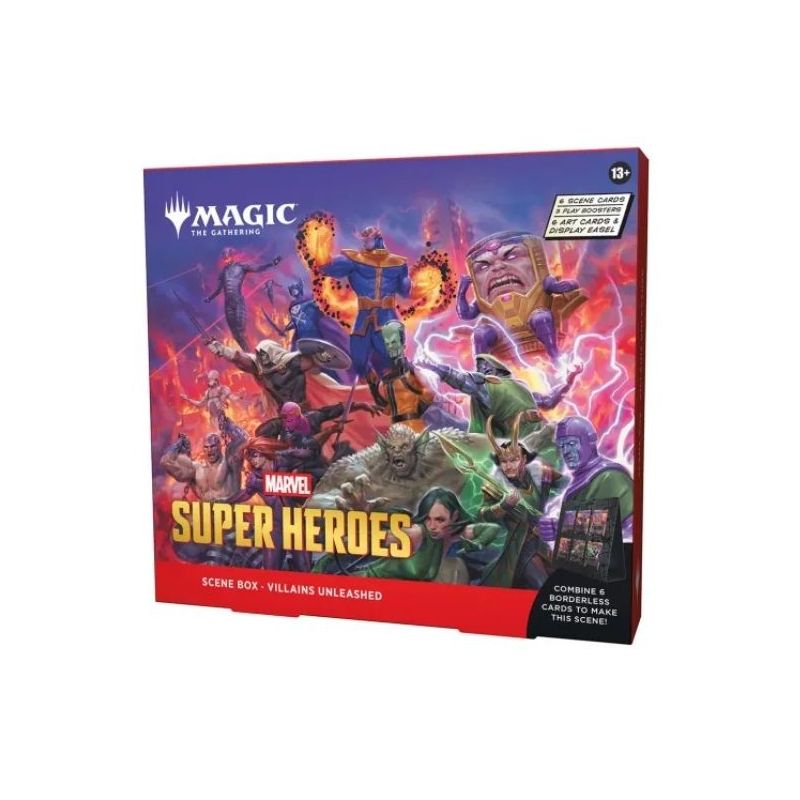 MTG Marvel Super Heroes Scene Box Villains Unleashed (Inglés) | Juegos de Cartas | Gameria