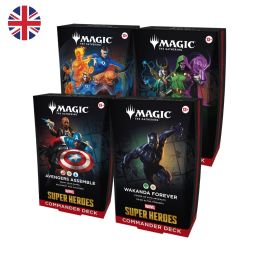 Mtg Marvel Super Heroes Commander Pack 4 Mazos (Inglés) | Juegos de Cartas | Gameria
