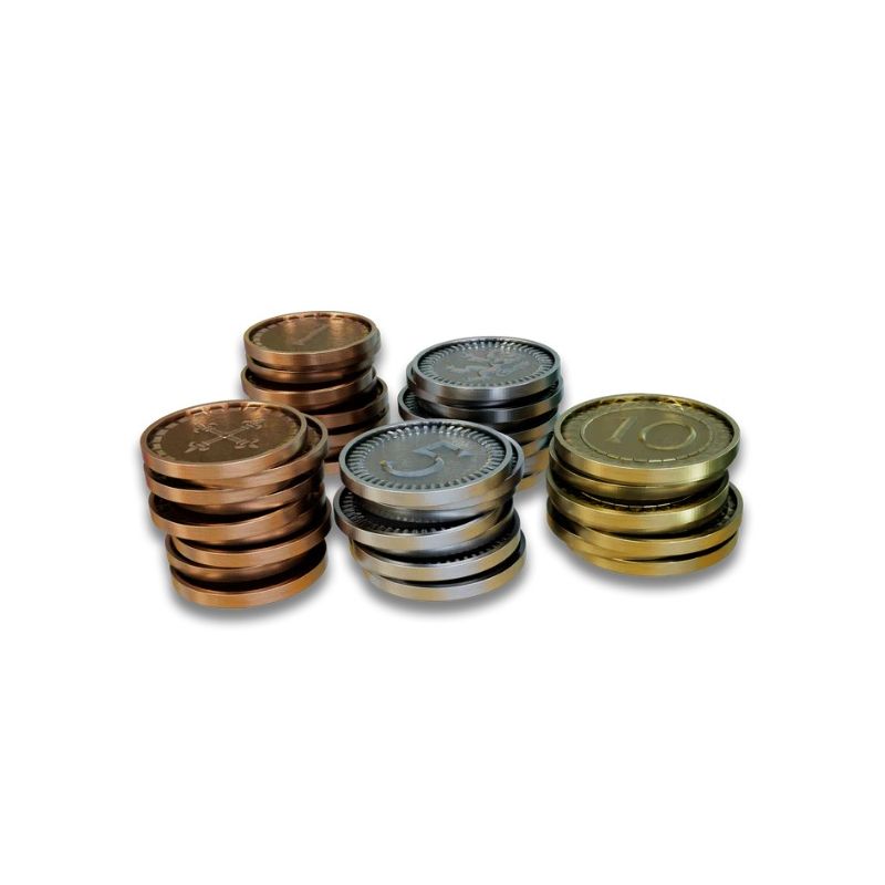 Clans of Caledonia 70 Monedas Metálicas | Juegos de Mesa | Gameria