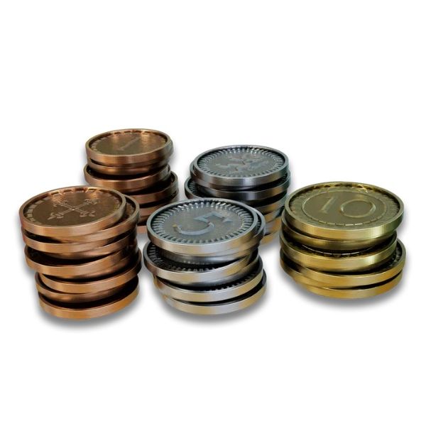 Clans of Caledonia 70 Monedas Metálicas | Juegos de Mesa | Gameria