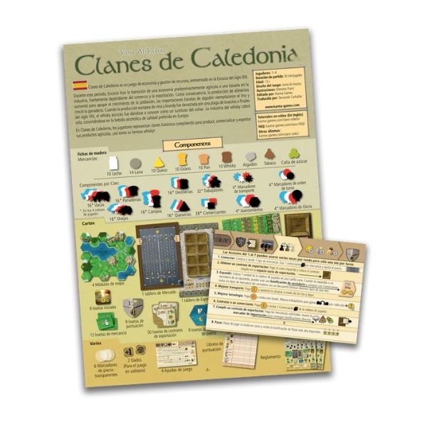 Clans of Caledonia Paquete de Idioma (Castellano) | Juegos de Mesa | Gameria