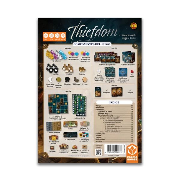 Thiefdom Paquete de Idioma (Castellano) | Juegos de Mesa | Gameria