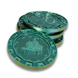 Clans of Caledonia Industria 12 Monedas Metálicas | Juegos de Mesa | Gameria