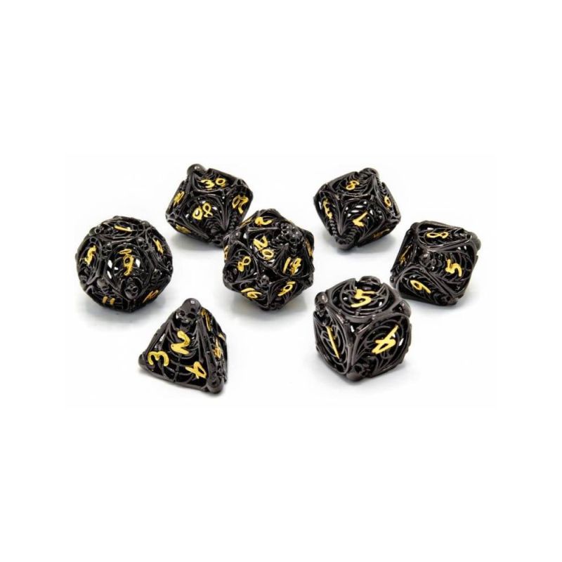 CritStones Hollow Metal Pack de Dados Soulreaper Gold (7) | Accesorios | Gameria