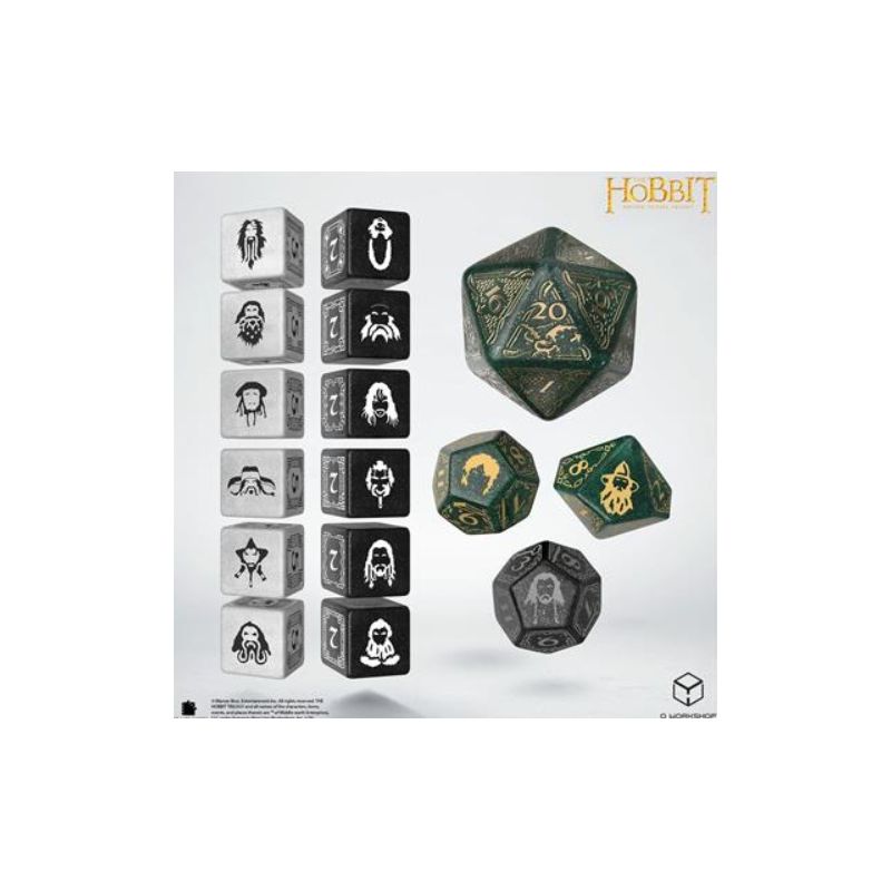Set de Dados The Hobbit TCG Q-Workshop | Accesorios | Gameria