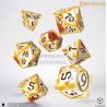 Dados Q Workshop The Lord of the Rings: Ring-bearers – Full Art Dice Set - Whitefire Radiance | Accesorios | Gameria