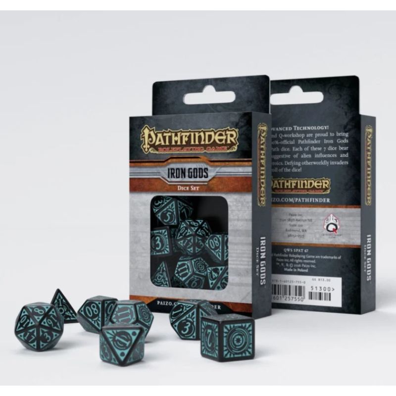 Pathfinder Iron Gods Dice Set | Accesorios | Gameria