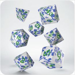 Dados Full Art Porcelain Dice Set  | Accesorios | Gameria