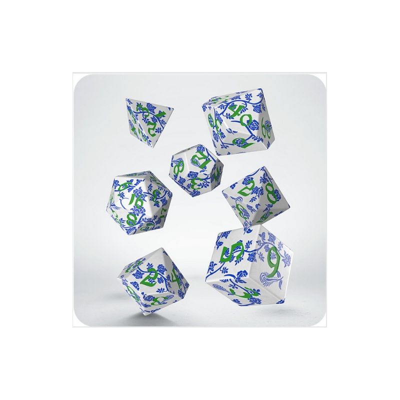 Dados Full Art Porcelain Dice Set  | Accesorios | Gameria