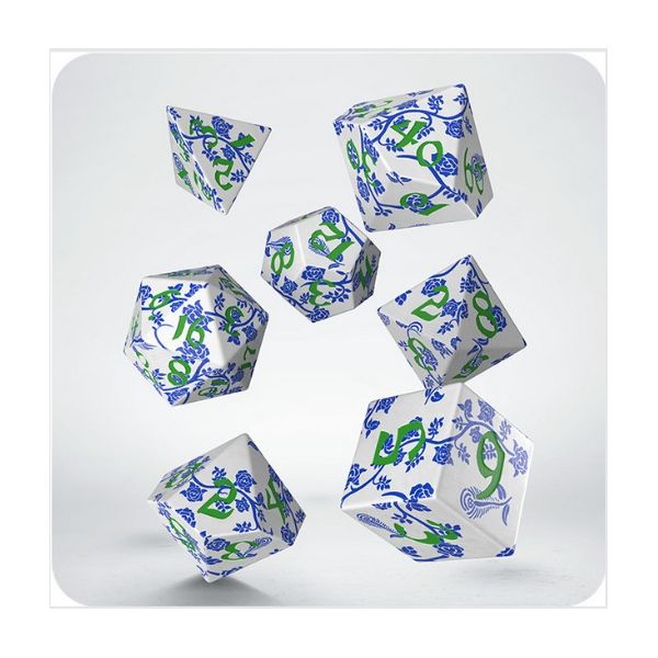 Dados Full Art Porcelain Dice Set  | Accesorios | Gameria