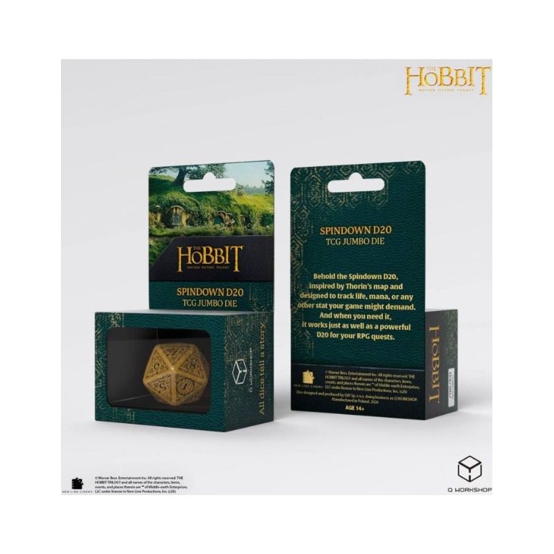 Dados The Hobbit Spindown D20 - Solaris TCG Jumbo Die | Accesorios | Gameria