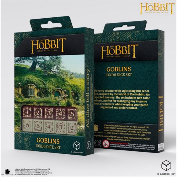 Dados The Hobbit TCG 10x D6 - Goblins  | Accesorios | Gameria
