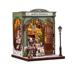 Maqueta Sujeta Libros Kit Miniature House Gallery Bookstore 20 x 16 cm | Accesorios | Gameria