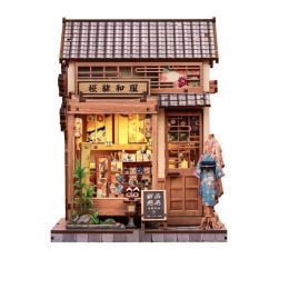 Maqueta Sujeta Libros Kit Miniature House Sakura O Kimono Shop 19 x 14 cm | Accesorios | Gameria