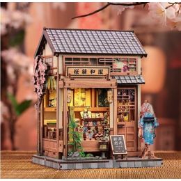 Maqueta Sujeta Libros Kit Miniature House Sakura O Kimono Shop 19 x 14 cm | Accesorios | Gameria
