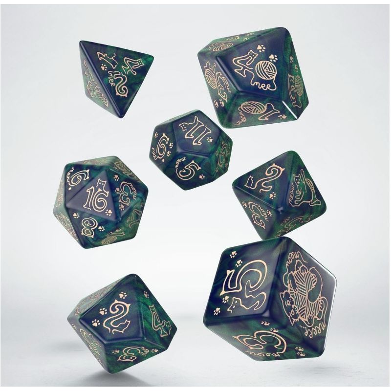 Set de Dados Jumbo Cats Dice: Whiskers - Q Workshop | Accesorios | Gameria