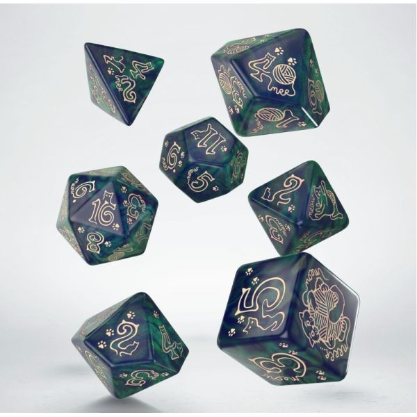 Set de Dados Jumbo Cats Dice: Whiskers - Q Workshop | Accesorios | Gameria