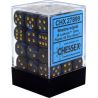 Dados Chessex Signature 12mm D6 with Pips Dice Blocks Lustrous Shadow w/Gold (36 Unidades)  | Accesorios | Gameria