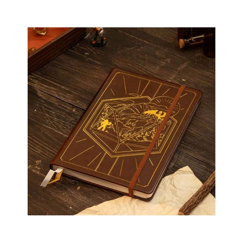 Cuaderno Dungeons & Dragons Rpg 5e Journal Brown| Rol | Gameria