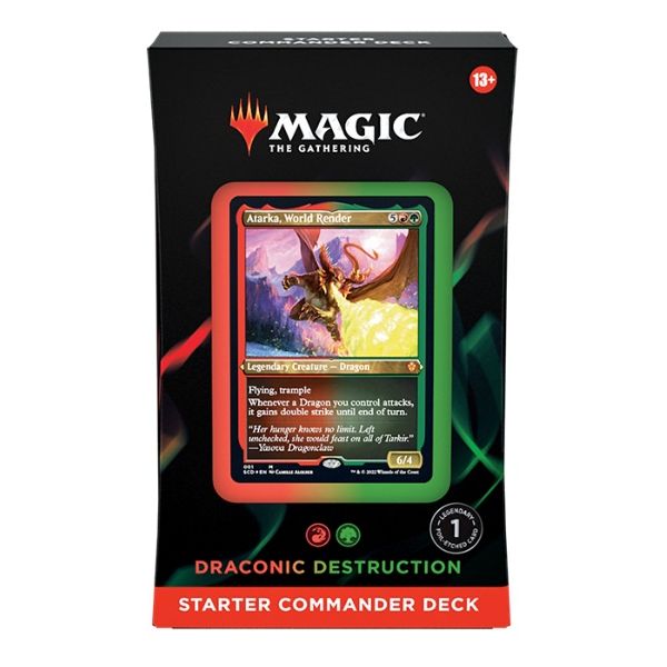 Mtg Commander Starter Deck Draconic Destruction (Inglés) | Juegos de Cartas | Gameria