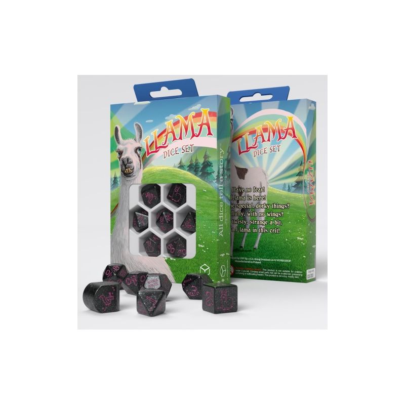 Dados Q Workshop Llama Dice Set Spitty | Accesorios | Gameria