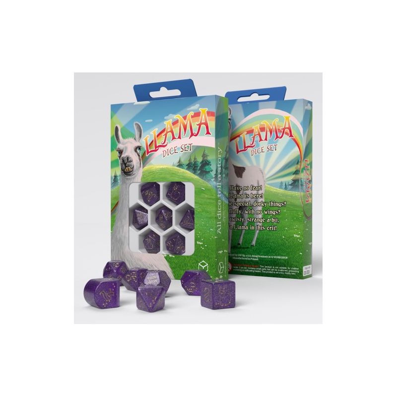 Dados Q Workshop Llama Dice Set Zippy | Accesorios | Gameria
