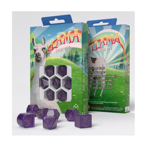 Dados Q Workshop Llama Dice Set Zippy | Accesorios | Gameria