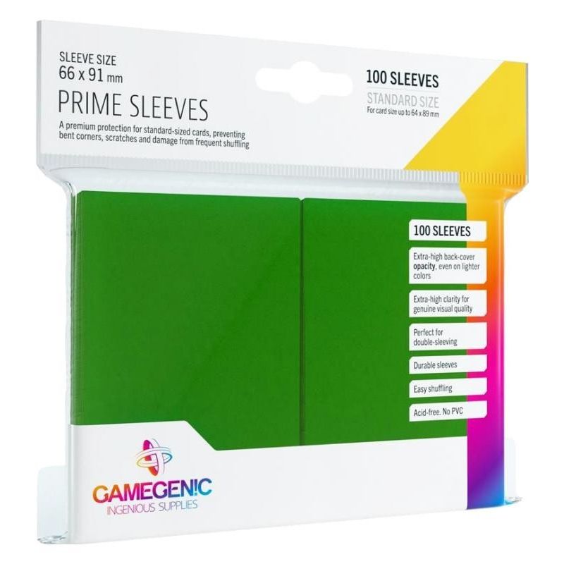 Fundas Gamegenic Prime Sleeves 66X91 mm 100 Unidades | Accesorios | Gameria