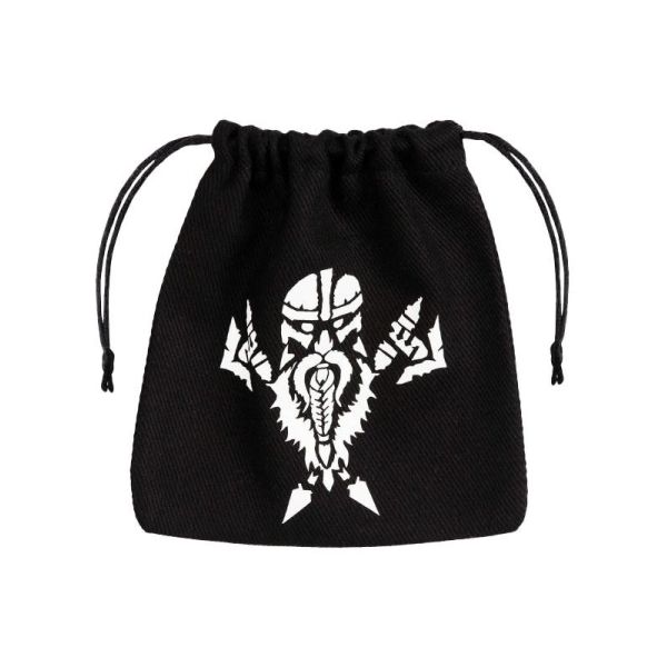 Bolsa Dados Dwarven Beige/Negro Q Workshop | Accesorios | Gameria