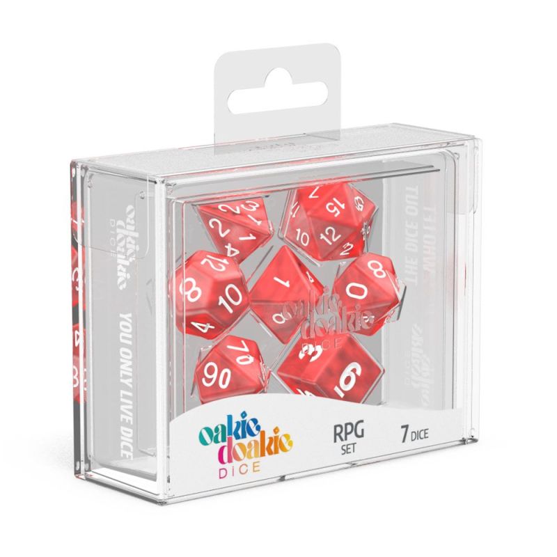Dados Oakie Doakie Rpg Set Marble | Accesorios | Gameria